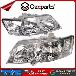 HeadLights Pair Left+Right LH+RH LHS+RHS Lights For Holden Commodore '02-'03 VY - Picture 1 of 6