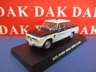 Die cast 1/43 Modellino Auto Carabinieri Alfa Romeo Giulia Super 1969 - Immagine 1 di 3