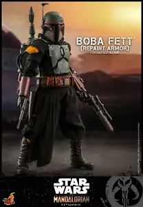 Figura Hot Toys Star Wars Mandalorian Boba Fett Repintado Armadura Sexta Escala TMS055 - Imagen 1 de 8