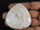 BIG SIZE!!Natural Pink Scolecite Pear Cabochon Loose Gemstone 51X56MM 163Cts B07