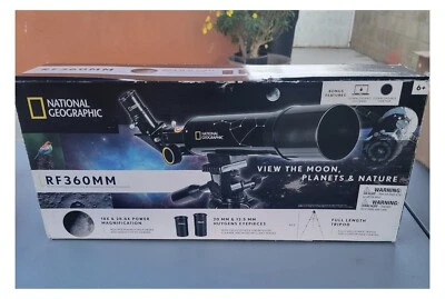 National Geographic 50mm Portable Refractor Telescope - RF360MM Open Box - Image 1 of 4