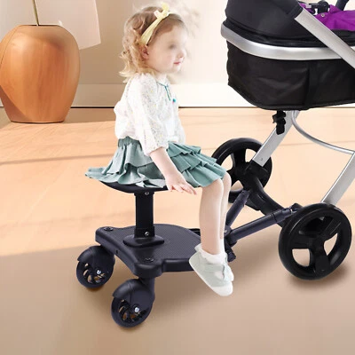Stroller Board Universal Stroller Ride Board Buggy Wheeled Board Seat Ped New - Image 1 of 4