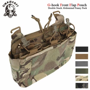 Bolsa táctica con solapa delantera DOPE gancho en G paquete triple MOLLE panel bolsa para plataforma de pecho - Imagen 1 de 18