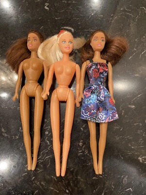 Vintage 1976 Greenbrier International Barbie Style Dolls 10.5" Set of 3 - Image 1 of 4