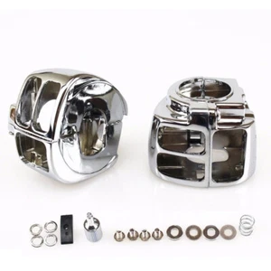 Chrome Switch Housing Cover Fit For Harley Dyna/Sportsters/Softail/V-Rod/Touring - Bild 1 von 5