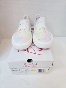 Blowfish Malibu Kids Marley Shoes Sweet Trip Canvas Size 3 New In Box - Picture 1 of 8