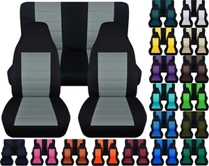 Fundas de asiento delanteras y traseras para coche se adaptan a Jeep Cherokee 1994 a 2001 bonitos colores - Imagen 1 de 25