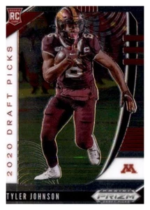 2020 Prizm Draft Picks Tyler Johnson NFL Insert Rookie RC PWE Buccaneers #125 - Imagen 1 de 2