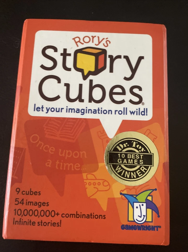 Rory's Story Cubes Once Upon A Time Gamewright Familia Niños Juego Usado en Excelente Condición Foto 1 de 4