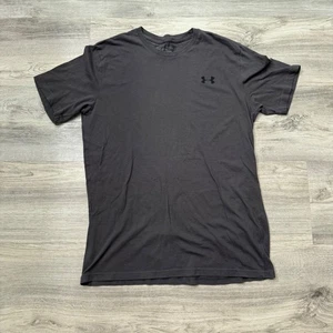 Camiseta Under Armour HeatGear Gris Calce Suelto Entrenamiento Atlético Para Hombre Mediana - Imagen 1 de 5