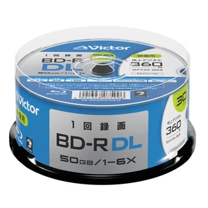 Victor Victor 1-time recording BD-R DL VBR260RP30SJ2 (single side 2 layers/1-6x - Picture 1 of 4