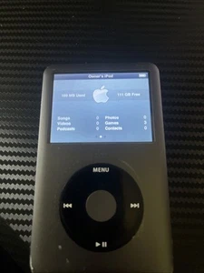 apple iPod classic 6th generation 120GB black used MB565/2.0.1 PC - Picture 1 of 8