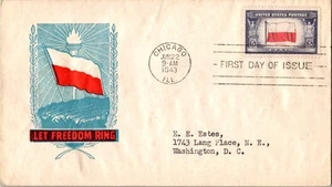 Dirección mecanografiada Scott 909 de Estados Unidos. - Imagen 1 de 1