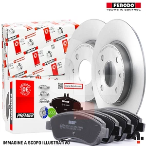 Kit Dischi e Pastiglie Freno Posteriori Ferodo Per Ford Galaxy Mondeo S-Max - Foto 1 di 10