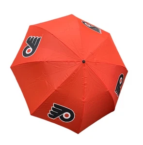 Philadelphia Flyers NHL Logo Collapsible Folding Umbrella, Full Size - Picture 1 of 7