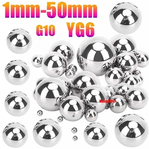 G10 Grade High Precision Carbide Steel Ball YG6 Bearing Balls Diameter 1mm-50mm - Picture 1 of 16