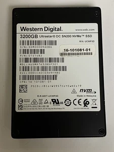 Western Digital DC SN200 3,2 To HUSMR7632BDP301 U.2 PCIe 3,0 x4 NVMe - Photo 1/2
