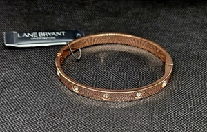 Brazalete Brazalete Lane Bryant Tono Oro Rosa Cierre Magnético Nueva Joyería  - Imagen 1 de 7