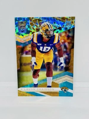 2020 Donruss Elite K'LAVON CHAISSON Rookie Gold /10 Jacksonville RC #199 - Image 1 of 2
