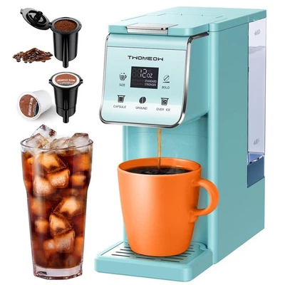 K Cup Coffee Maker With Bold Setting, Single Serve Hot & Iced Coffee Maker fo... - Image 1 of 4