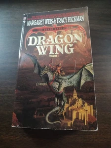 DRAGON WING Vol. 1 By Margaret Weis & Tracy Hickman Bantam 1990 PAPERBACK BOOK - Picture 1 of 2