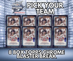 MINNESOTA VIKINGS 2024 Topps Chrome Football 8-Box Blaster Break #4 - Picture 1 of 2