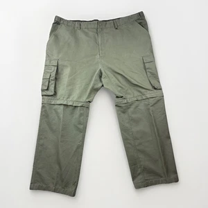 Boy Scouts Of America Convertible Uniform Pants 46 Relaxed Fit Green 30” Inseam - Picture 1 of 17