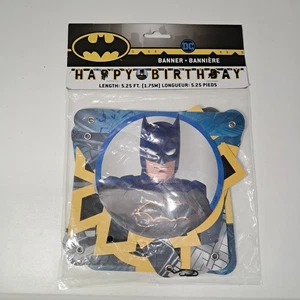 Batman 5,25 FT. HAPPY BIRTHDAY Jointed Party Banner - Bild 1 von 5