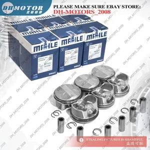 6Pcs Mahle Pistons & Rings STD Φ88mm for Mercedes-Benz E300 C300 GLK300 3.0L V6 - Picture 1 of 5