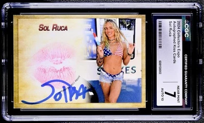 Sol Ruca 2024 Expo de Coleccionistas Autógrafo Beso CGC 7 Automático 10 EE. UU. Bikini Astro Pop Foto 1 de 4
