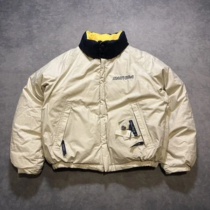 Vintage Nautica Jacket Mens Medium Reversible 100% Duck Down Puffer NEW - Picture 1 of 13