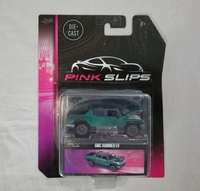 Jada Toys 2023 - Pink Slips - GMC Hummer EV verde 1/64 coche fundido a presión nuevo/sellado Foto 1 de 4