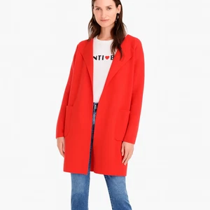 Cárdigan Suéter J Crew 365 Juliette Rojo Manga Larga Frente Abierto Talla S - Imagen 1 de 7