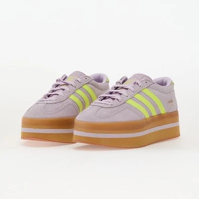 W Adidas Originales Gazelle Stack Bliss Hielo Lavanda Amarillo JR8178 Zapatos Tenis Foto 1 de 4