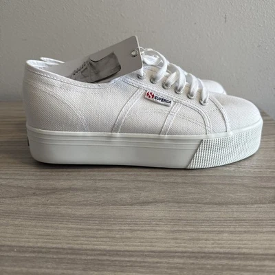 Superga Womens 2750 Cotu Sneaker White Size 9.5 Women 8 Men NWT - Image 1 of 4