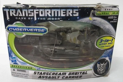 Sealed Hasbro Transformers DOTM Cyberverse Starscream Orbital Assault Carrier - Image 1 of 4