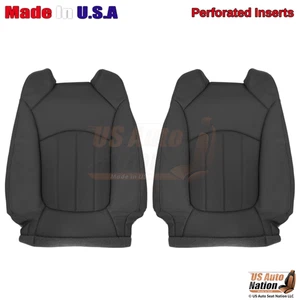 Fundas de repuesto delanteras de cuero negras ébano 2013-2017 para Buick Enclave - Imagen 1 de 9