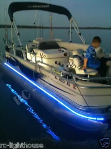 RV LED Camper Awning Boat Light Set w/IR Remote 24 key RGB 8' 3528 Waterproof - Foto 1 di 12