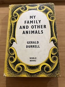 My Family And Other Animals Gerald Durrell - Vintage HC 1958 The Reprint Society