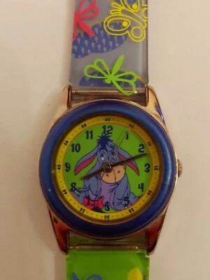 RARE Eeyore DISNEY SII SEIKO MU0517 SILICONE BAND WATCH Not Working! - Image 1 of 4