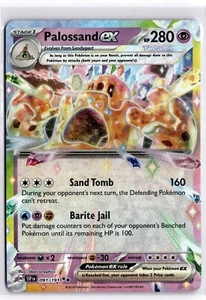 Pokemon TCG Palossand ex 091/191 Sv08: Surging Sparks Double Rare - Picture 1 of 1