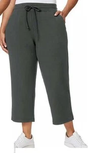32 Degrees Womens Soft Fleece Knit Capri Pants Size-M Color-Olive - Picture 1 of 2