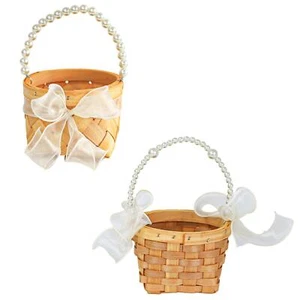 Wedding Basket Storage Basket Elegant Mini Flower Basket for Home Decoration - Picture 1 of 21