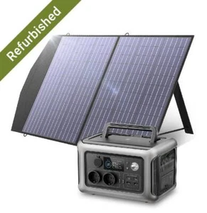 600W/299Wh LiFePO4 Powerstation +100W Solarpanel gebraucht Camping Outdoor - Bild 1 von 7