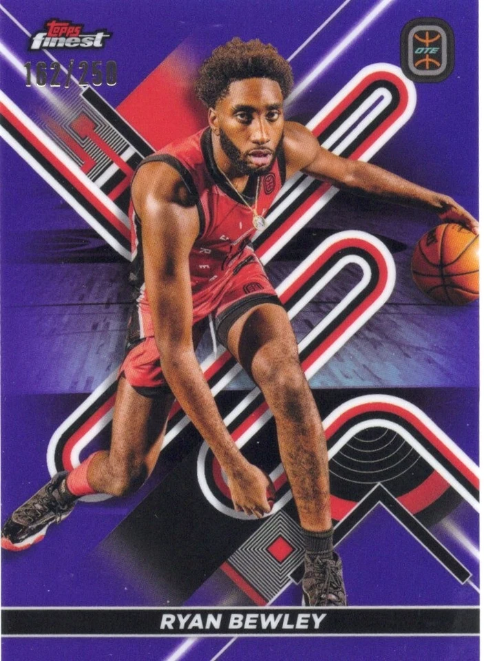 2022-23 Finest OTE Ryan Bewley RC #84 Purple Refractor /250 💎 SP Heat! - Image 1 of 3