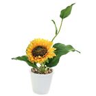 Artificial sunflower bonsai with exquisite craftsmanship looks fresh always
