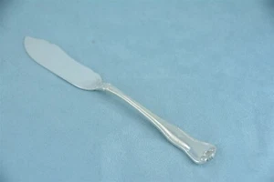Esparcidor de mantequilla de mango plano Tiffany Provence plata esterlina de 5-7/8" sin monograma - Imagen 1 de 7