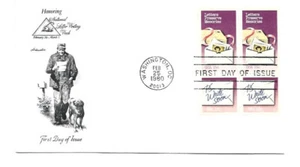 1805-06 Letter Writing Week Artmaster block of 4 FDC - Picture 1 of 1