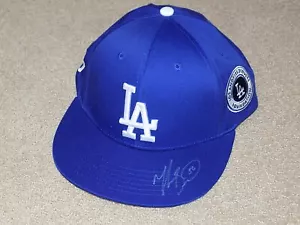 Gorra de sombrero firmada Mookie Betts Los Angeles Dodgers JSA - Imagen 1 de 7