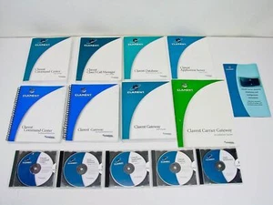 Software y manuales Clarent para Gateway Carrier 9 guías y 5 discos de software - Imagen 1 de 4